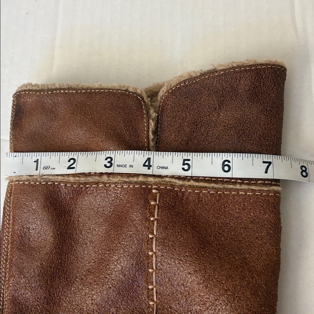 Timberland Earthkeepers Shoreham Tall Fold Down boots,tan/brown leather,size 9.5 - Picture 13 of 14